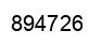 Número 894726 imagen negro