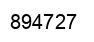 Número 894727 imagen negro