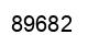 Número 89682 imagen negro