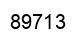 Número 89713 imagen negro