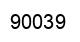 Número 90039 imagen negro