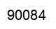 Number 90084 black image