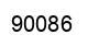 Number 90086 black image