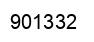 Number 901332 black image