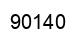 Number 90140 black image
