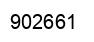 Number 902661 black image