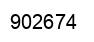 Número 902674 imagen negro