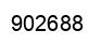 Number 902688 black image