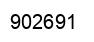 Number 902691 black image