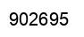 Number 902695 black image