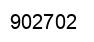 Number 902702 black image