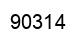Número 90314 imagen negro