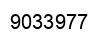 Number 9033977 black image