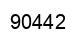 Número 90442 imagen negro