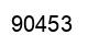 Número 90453 imagen negro