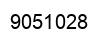 Number 9051028 black image
