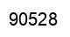 Number 90528 black image