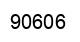 Number 90606 black image