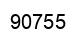 Number 90755 black image