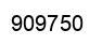 Number 909750 black image