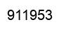 Number 911953 black image