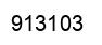 Number 913103 black image