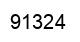 Number 91324 black image