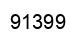 Número 91399 imagen negro