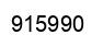 Number 915990 black image