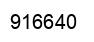 Number 916640 black image