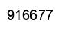 Number 916677 black image