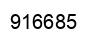 Number 916685 black image
