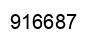 Number 916687 black image