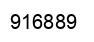 Number 916889 black image