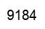 Number 9184 black image