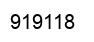 Number 919118 black image
