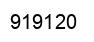 Number 919120 black image
