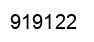 Number 919122 black image