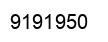 Number 9191950 black image