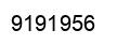 Number 9191956 black image