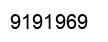 Number 9191969 black image