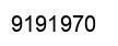 Number 9191970 black image