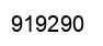 Number 919290 black image