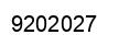 Number 9202027 black image