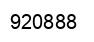 Number 920888 black image