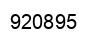 Number 920895 black image