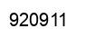 Number 920911 black image