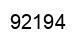 Número 92194 imagen negro