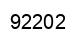 Número 92202 imagen negro
