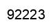 Number 92223 black image